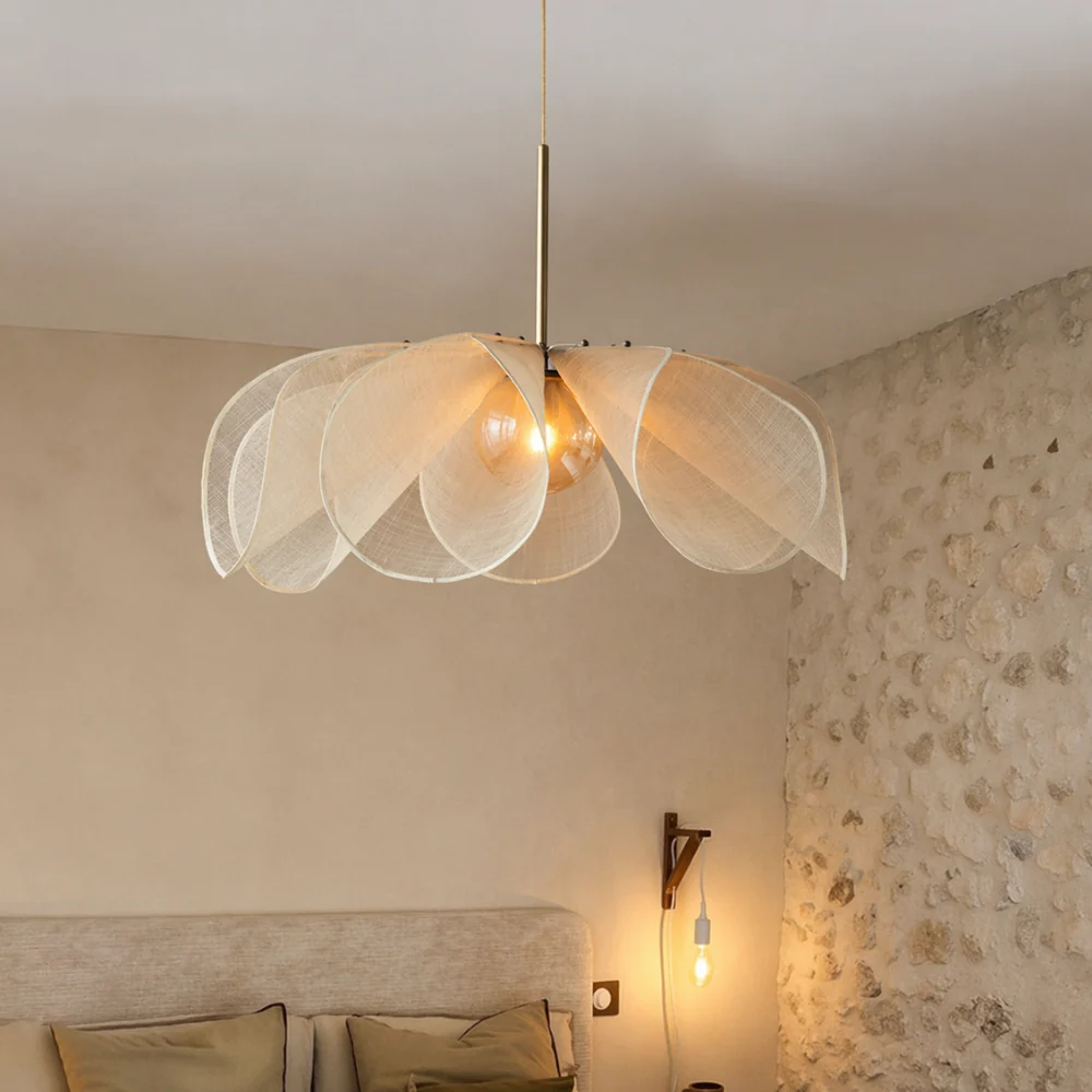 Ceiling Light Warm White Light Floral Design Pendant - Image 6
